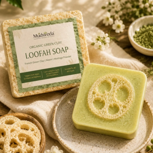 green loofah soap 4