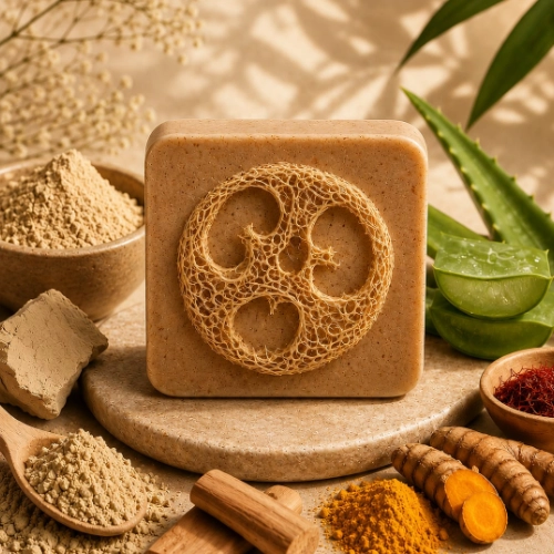 ubtan loofah soap 2